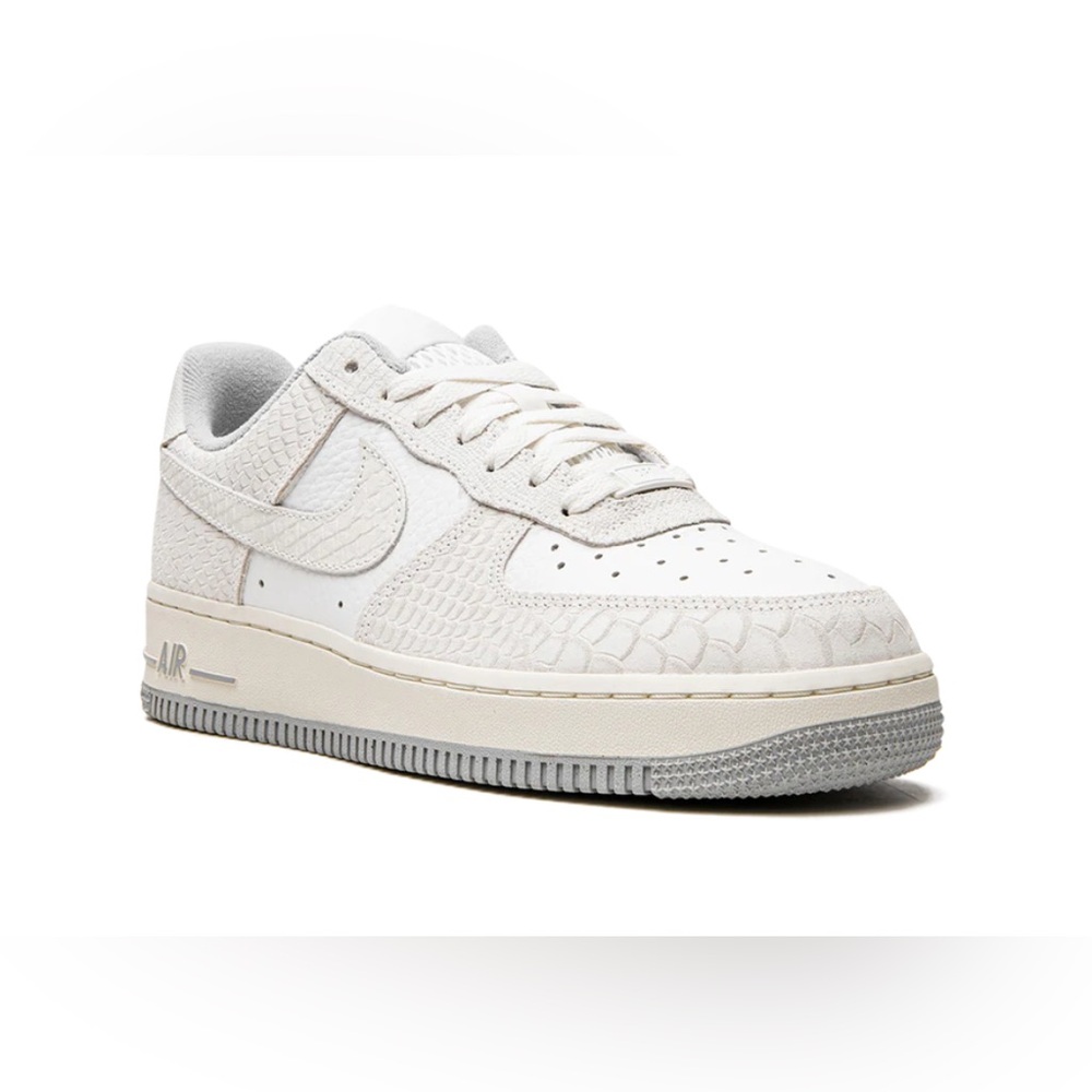 Nike Women's Air Force 1 White and Cream Sneakers